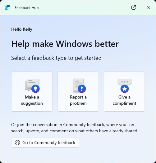 Компактный режим Центра отзывов